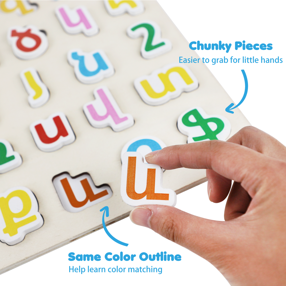 Wooden Armenian Alphabet Board - Educational Toy